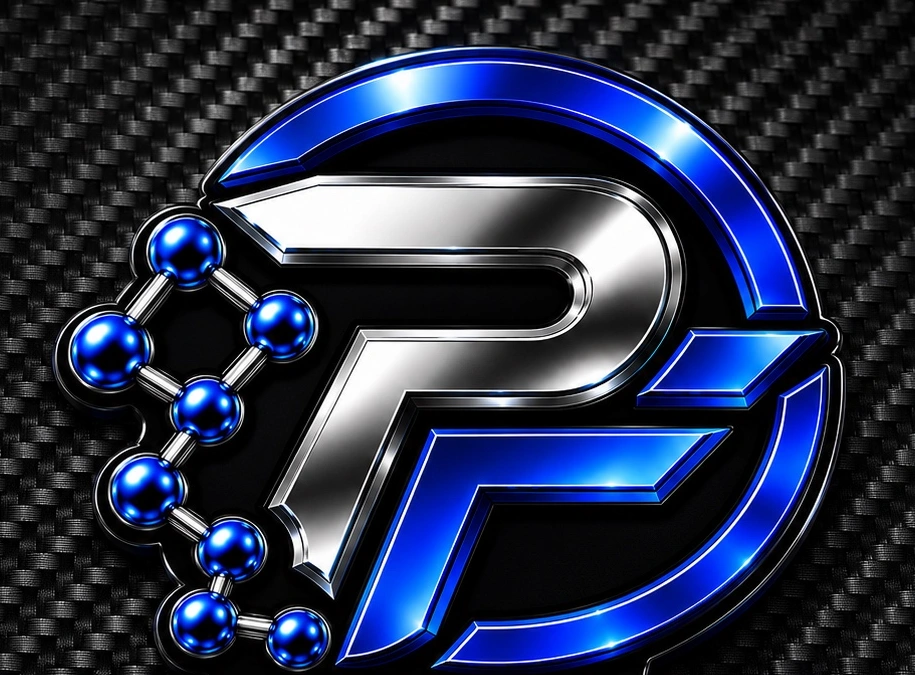 Prime Form Aminos PF emblem on black carbon fiber